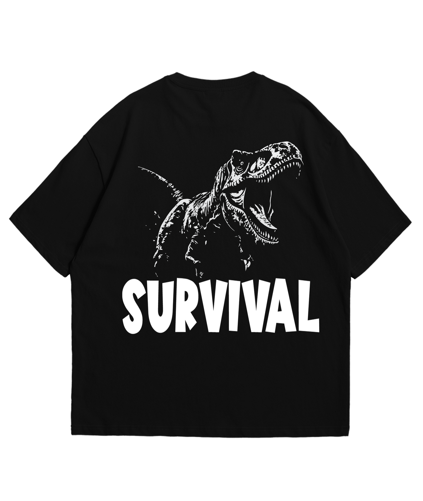 Survival Dinosaur Graphic Oversize T-Shirt