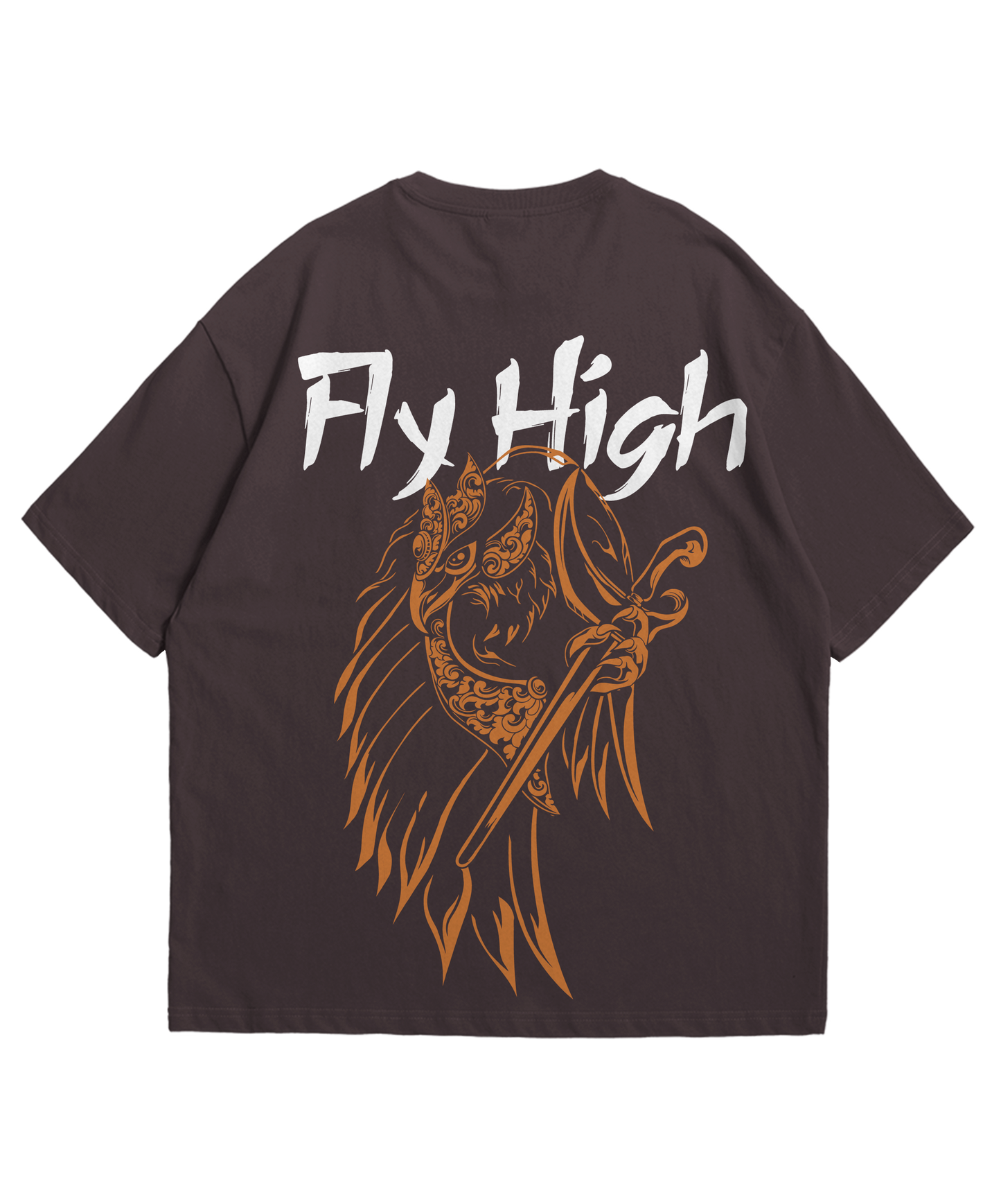 Fly High Graphic T-Shirt (Coffee Edition) – Bold, Inspiring Design